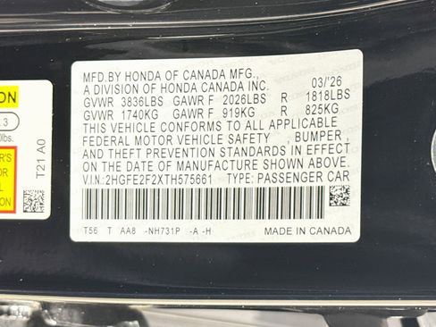 Certified 2026 Honda Civic LX image 36