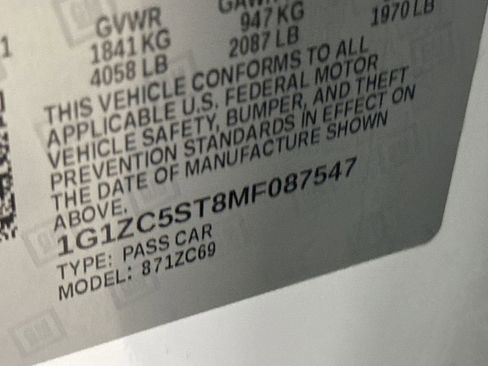 Used 2021 Chevrolet Malibu LS w/ Driver Confidence Package II image 27