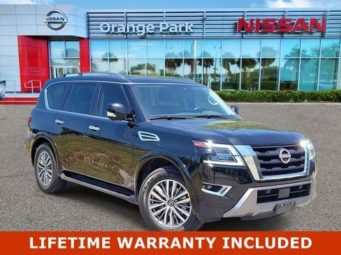 Used 2023 Nissan Armada SL w/ Captain's Chairs Package RWD image 1