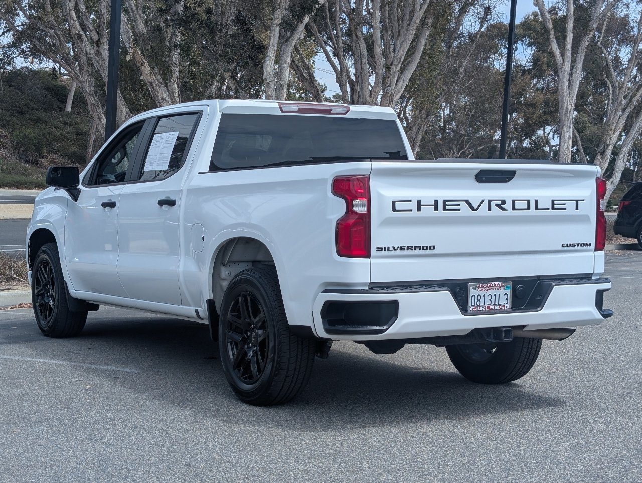 Used 2022 Chevrolet Silverado 1500 Custom w/ LPO, Blackout Package RWD image 12