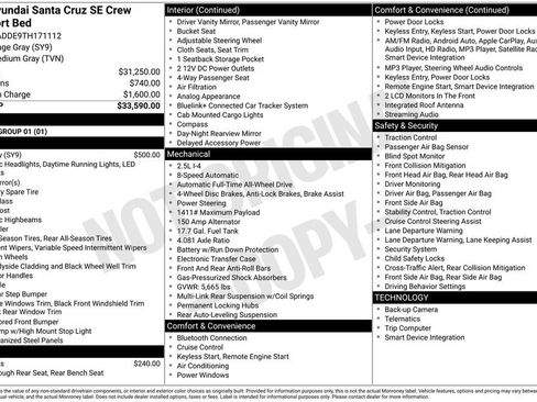 New 2026 Hyundai Santa Cruz SE image 26