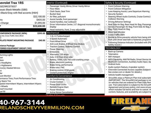 Used 2024 Chevrolet Trax RS w/ Driver Confidence Package FWD image 1