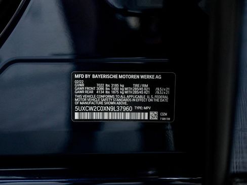 Used 2022 BMW X7 xDrive40i w/ M Sport Package AWD/4WD image 99