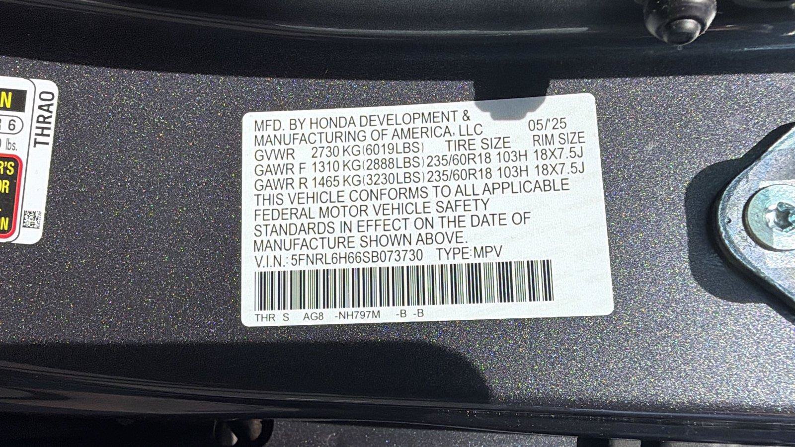 Used 2025 Honda Odyssey EX-L image 20