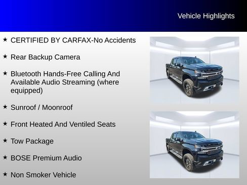 Used 2019 Chevrolet Silverado 1500 High Country w/ High Country Premium Package AWD/4WD image 4
