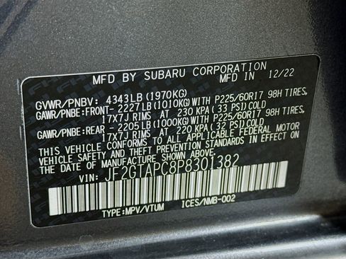 Used 2023 Subaru Crosstrek 2.0i Premium image 39