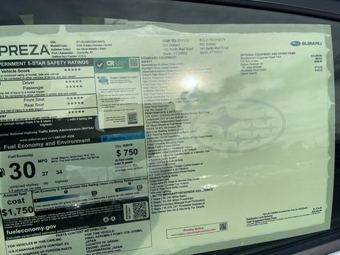 New 2025 Subaru Impreza 2.0i image 12