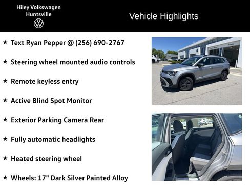 Certified 2025 Volkswagen Taos S FWD image 7