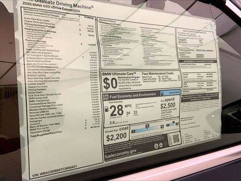 New 2026 BMW 430i xDrive Convertible w/ Premium Package image 12