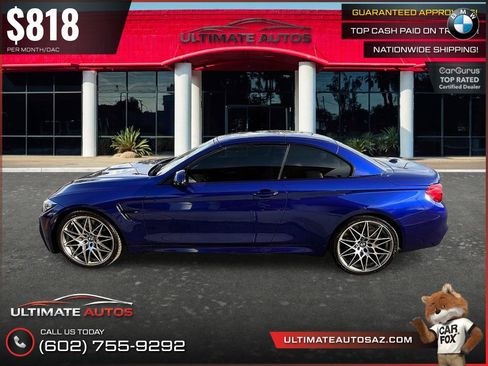 Used 2020 BMW M4 Convertible w/ Competition Package RWD image 7
