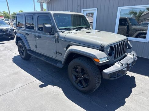 Used 2020 Jeep Wrangler Unlimited Sahara AWD/4WD image 1