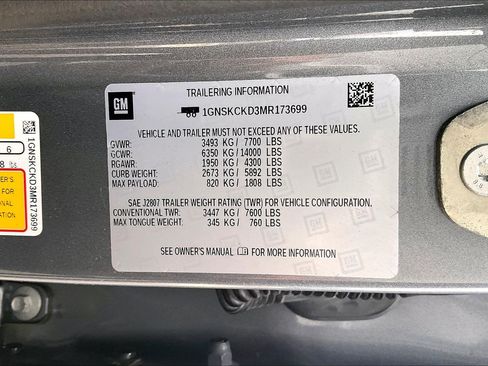 Used 2021 Chevrolet Suburban LT image 34