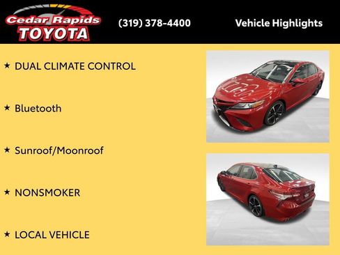 Certified 2019 Toyota Camry XSE image 15