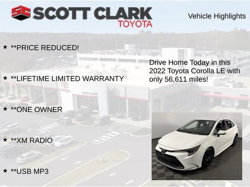 Used 2022 Toyota Corolla LE FWD image 12
