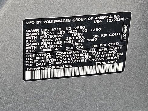 Used 2025 Volkswagen Atlas SE FWD image 28