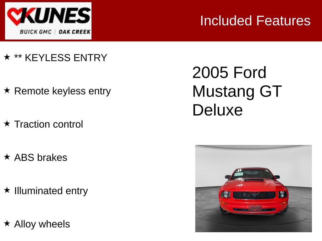 Used 2005 Ford Mustang GT RWD image 2