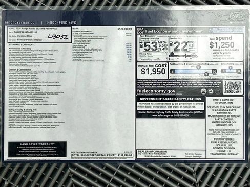 New 2026 Land Rover Range Rover SE image 9