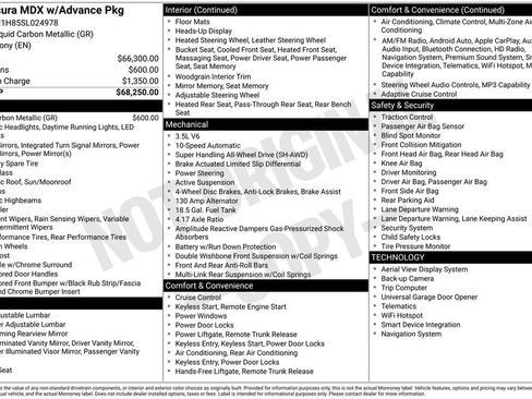 Used 2025 Acura MDX w/ Advance Package image 22