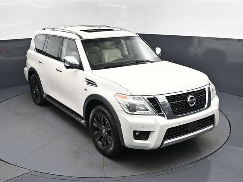 Used 2017 Nissan Armada Platinum w/ Captain Seat Package RWD image 1