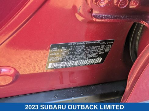 Certified 2023 Subaru Outback Limited image 40