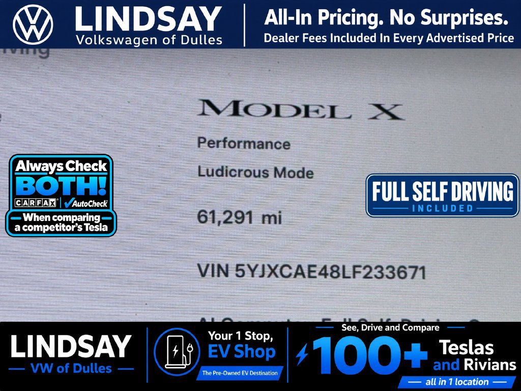 Used 2020 Tesla Model X Performance AWD/4WD image 22