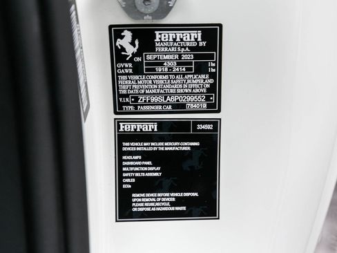 Certified 2023 Ferrari 296 GTB image 18