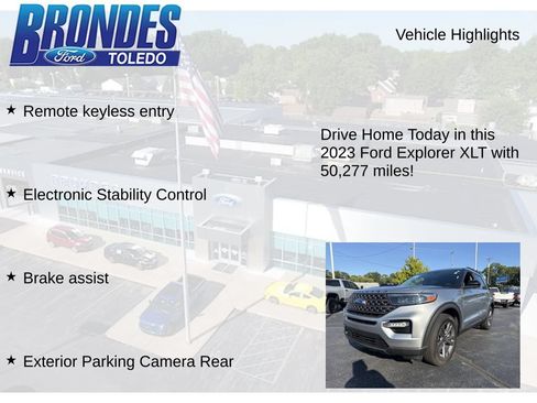Used 2023 Ford Explorer XLT w/ Equipment Group 202A AWD/4WD image 22