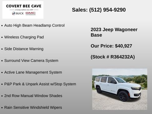 Used 2023 Jeep Wagoneer 2WD w/ Convenience Group I image 18