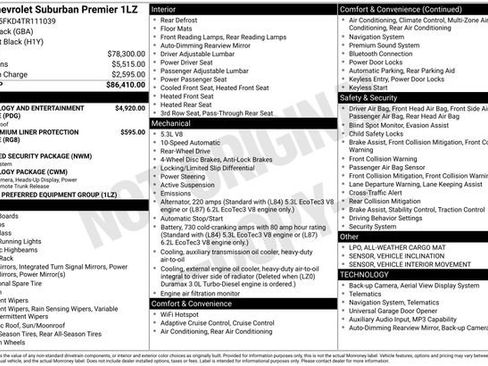 New 2026 Chevrolet Suburban Premier image 4