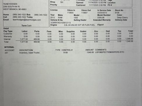 Used 2013 RAM 1500 Tradesman w/ Popular Equipment Group image 34