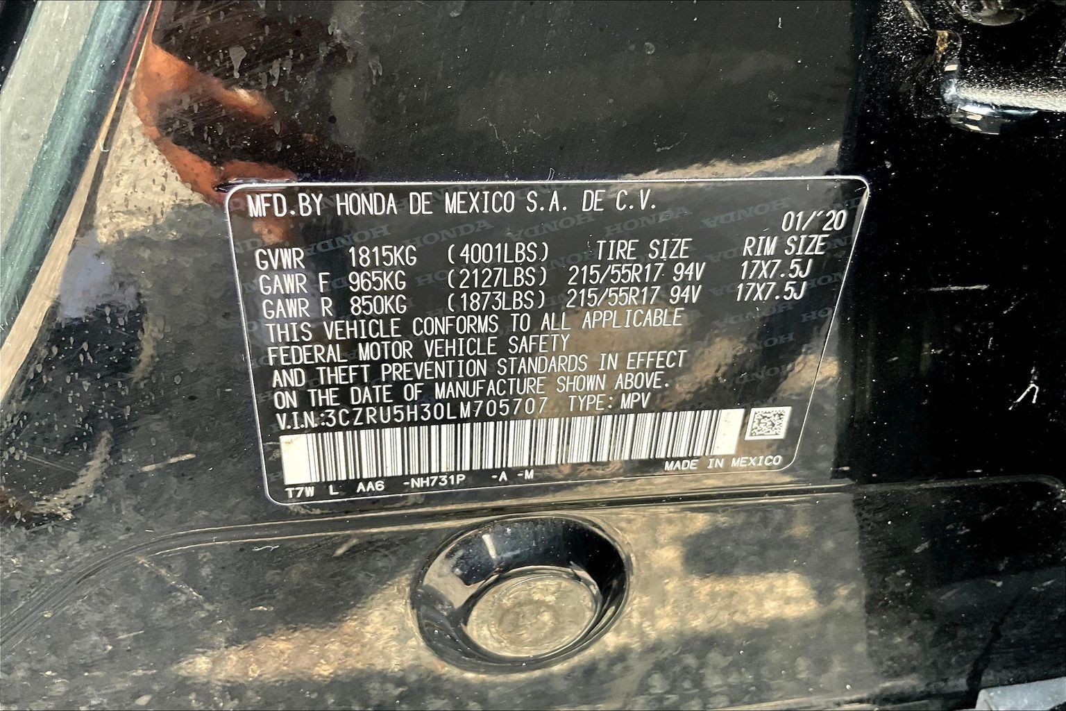 Used 2020 Honda HR-V LX image 18