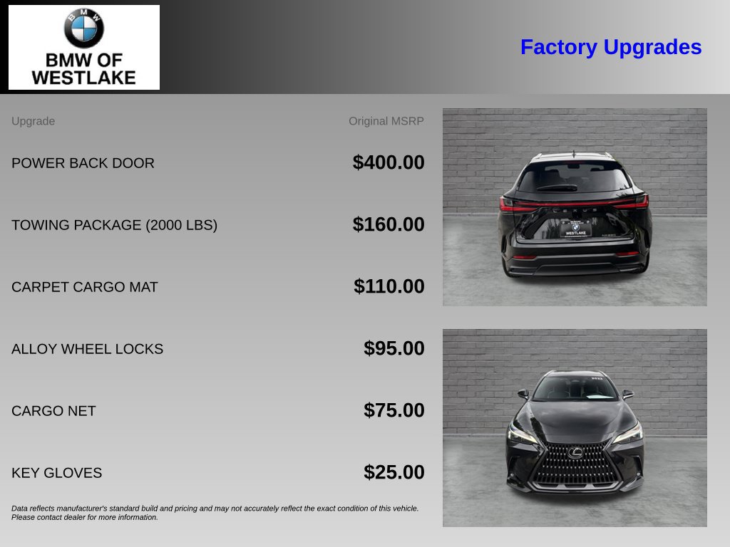 Used 2022 Lexus NX 250 FWD w/ Towing Package (2000 Lbs) image 4