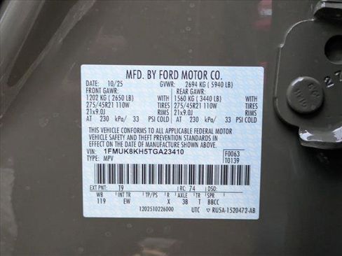 New 2026 Ford Explorer ST-Line w/ ST-Line Street Pack image 20