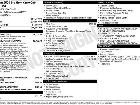 Used 2024 RAM 2500 Big Horn w/ Night Edition AWD/4WD image 2