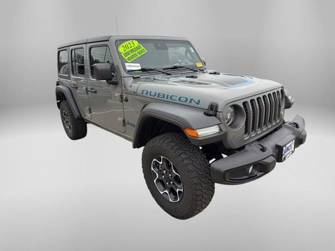 Used 2023 Jeep Wrangler Unlimited Rubicon 4xe w/ Safety Group image 7