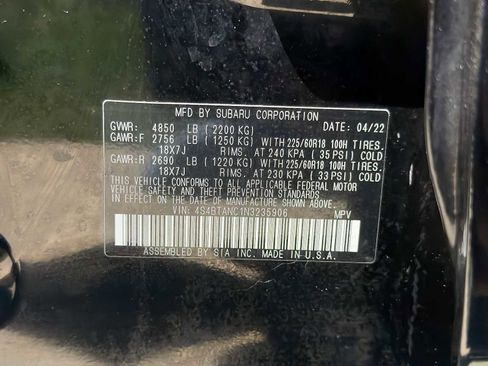 Certified 2022 Subaru Outback Limited AWD/4WD image 32