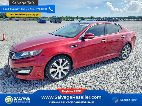 Used 2012 Kia Optima SX w/ Premium Touring Pkg FWD image 1