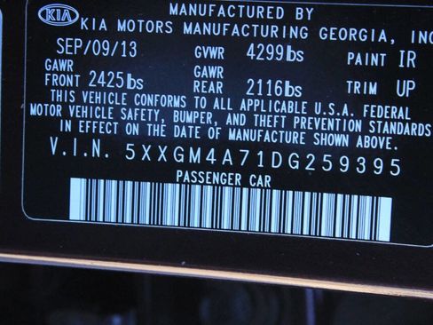 Used 2013 Kia Optima LX image 10