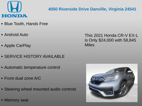 Used 2021 Honda CR-V EX-L image 12