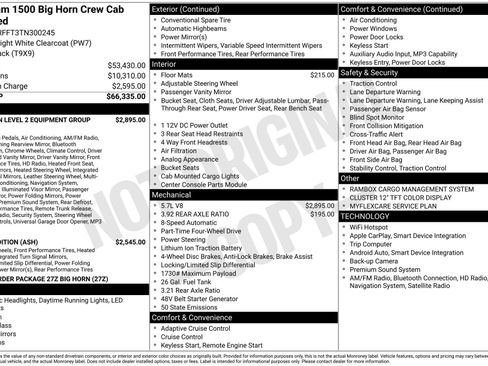 New 2026 RAM 1500 Big Horn AWD/4WD image 45