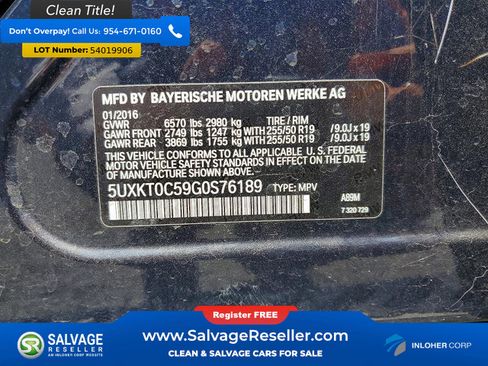 Used 2016 BMW X5 xDrive40e AWD/4WD image 17