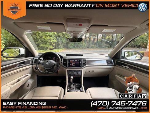 Used 2019 Volkswagen Atlas SE w/ Towing Package AWD/4WD image 34