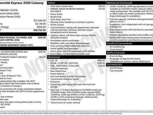 Used 2013 Chevrolet Express 3500 Extended RWD image 5