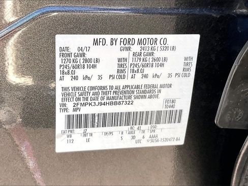 Certified 2017 Ford Edge SEL w/ Equipment Group 201A image 30