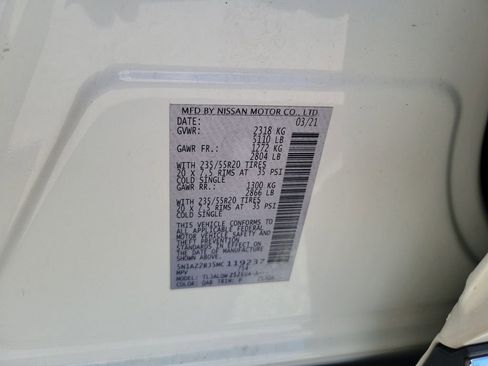 Certified 2021 Nissan Murano SV w/ SV Special Edition Package FWD image 34