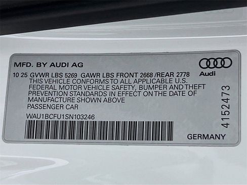 New 2025 Audi A5 2.0T Premium image 30