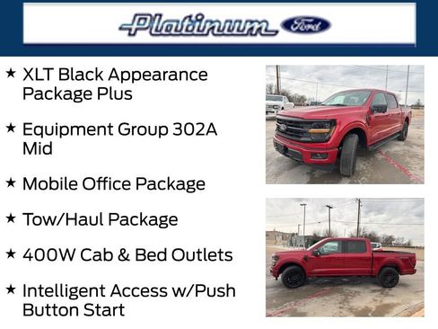 Used 2024 Ford F150 XLT w/ Equipment Group 302A MID image 14
