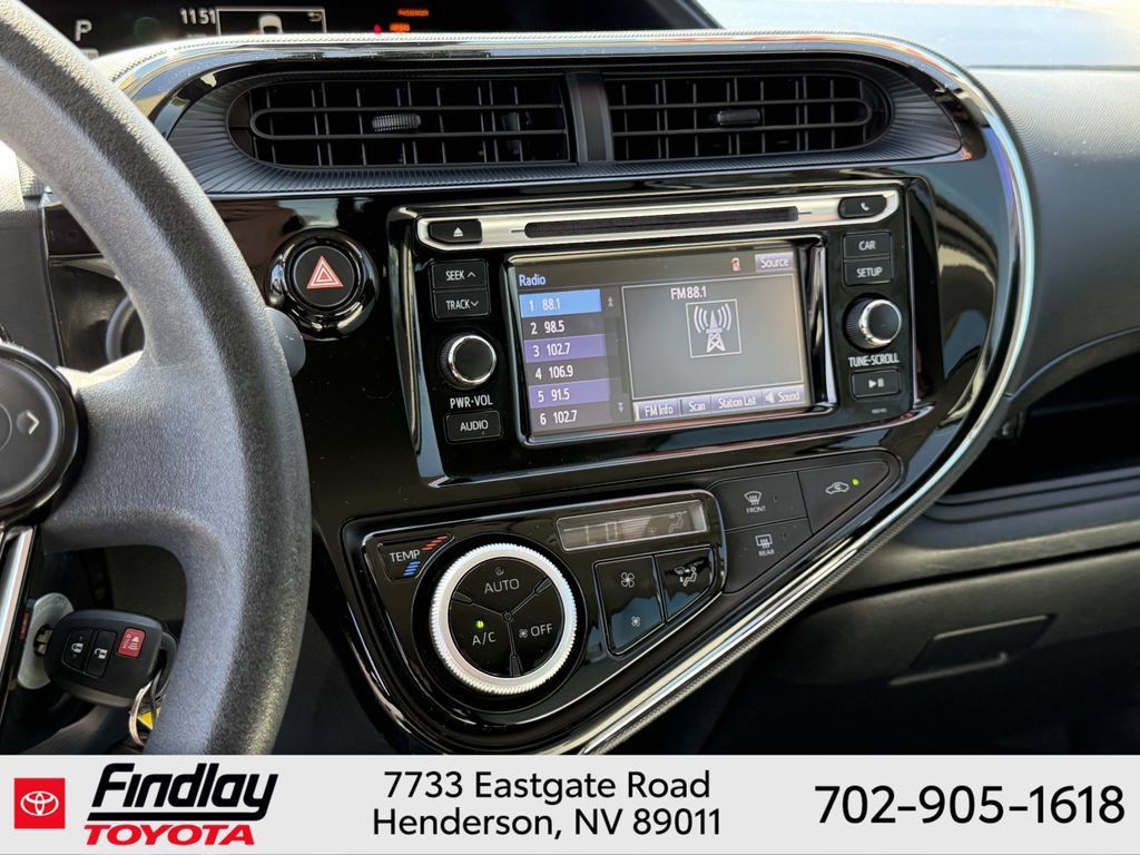 Certified 2018 Toyota Prius C One w/ Carpet Mat Package FWD image 26