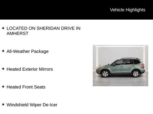 Used 2014 Subaru Forester 2.5i Premium w/ All-Weather Package AWD/4WD image 5
