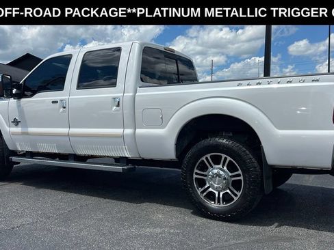 Used 2013 Ford F350 Platinum w/ FX4 Off Road Pkg AWD/4WD image 4